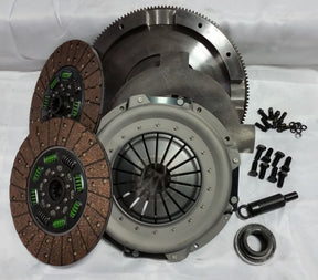 Valair 1994-1998 Ford F-250/F-350 7.3L Powerstroke ZF5 5-Speed Organic Spring Hub Dual Disc Clutch Kit - 550HP/1100 ft-lb