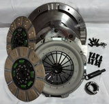 Valair 1999-2003 Ford F-250/F-350 Super Duty 7.3L Powerstroke ZF6 6-Speed Ceramic Spring Hub Dual Disc Clutch Kit w/ Nodular Iron Flywheel - 650HP/1300 ft-lb