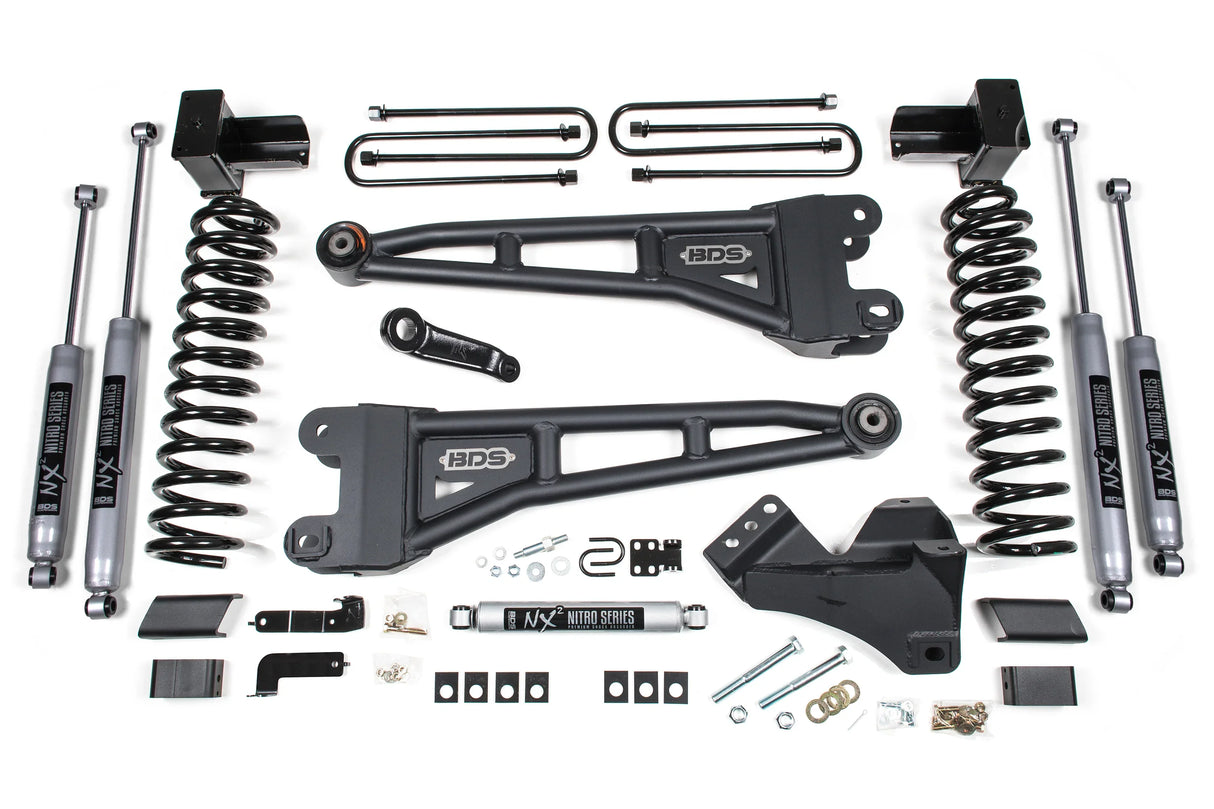 5-Inch Lift Kit w/ Radius Arm for 2020-2022 Ford F-250/F-350 Super Duty 4WD Gas - NX2 Nitro Series
