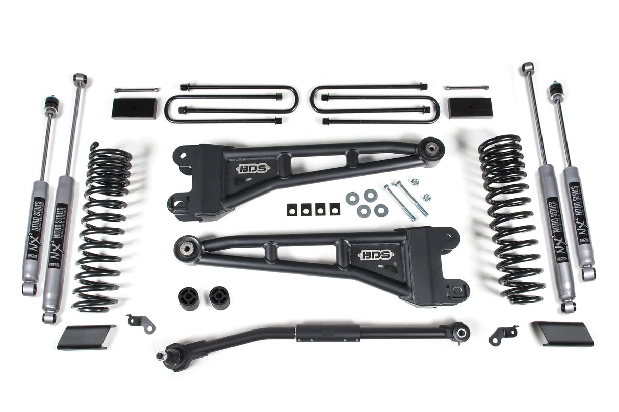 3-Inch Lift Kit w/ Radius Arm for 2020-2022 Ford F-250/F-350 Super Duty 4WD Diesel - NX2 Nitro Series