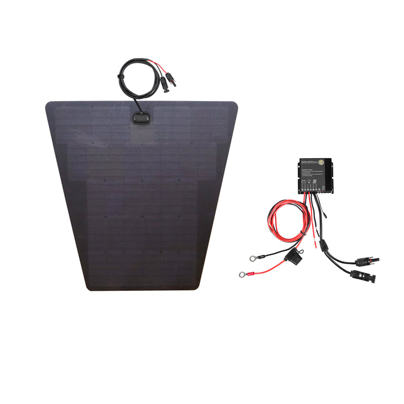 Nissan Frontier (2022-Present) Lensun 85W  Hood Flexible Solar Panel-4