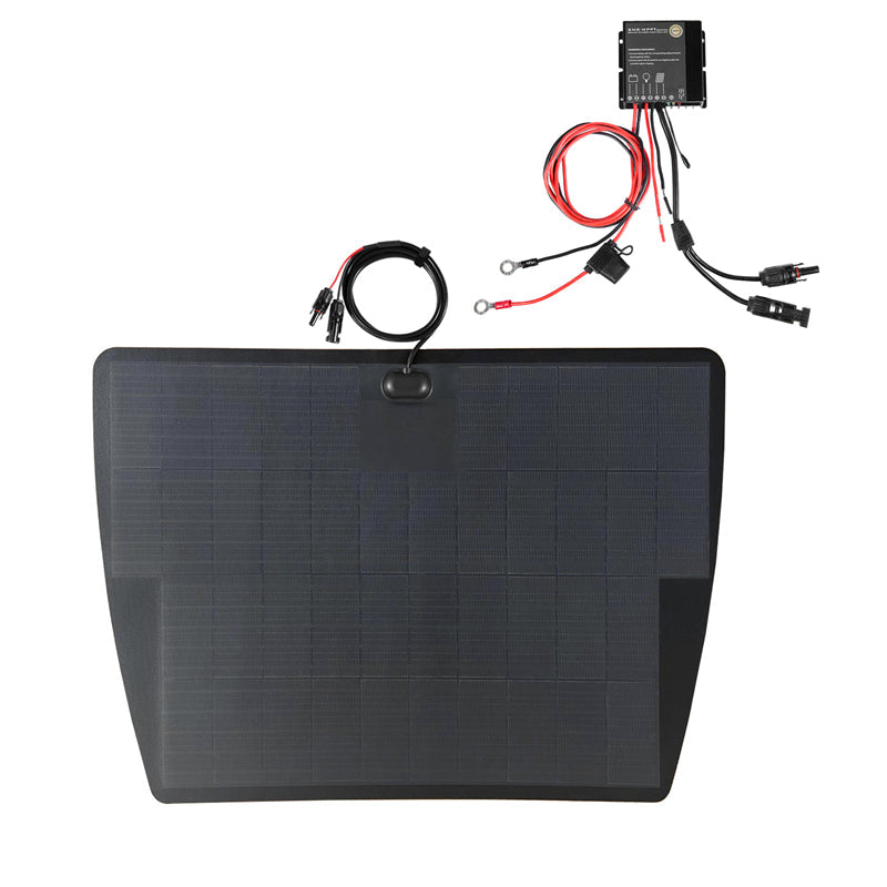 Nissan Patrol 5th Gen Y61 ( NO scoop) Lensun 100W Hood Flexible Solar Panel-3