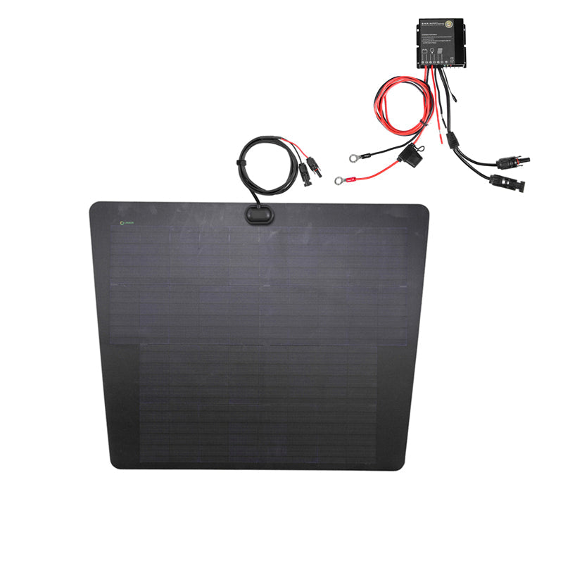 Nissan Patrol Y62 (2010-2019) Lensun 90W Hood Flexible Solar Panel-3