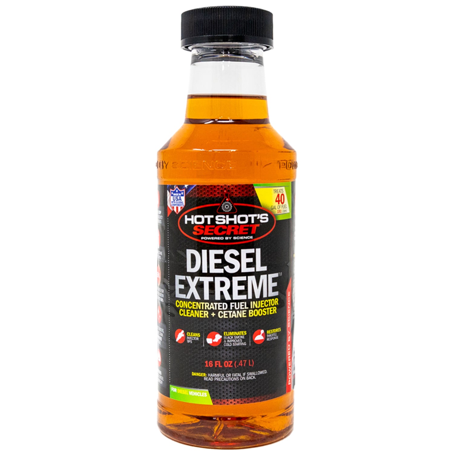 Hot Shot's Secret DIESEL EXTREME Injector Cleaner & Cetane Boost - 16 OZ
