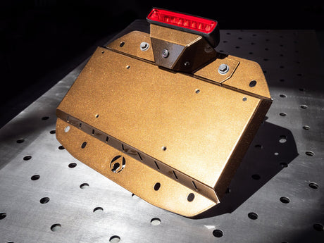 Artec Industries 18-25 Jeep Wrangler JL Sahara Jl Spare Tire Delete Kit V2 - Powdercoated Alum