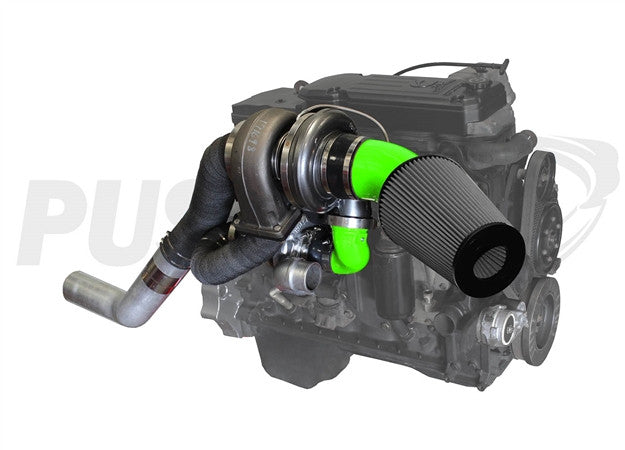 Pusher High Mount Compound Turbo System for 2013-2018 Ram Cummins 6.7L Trucks