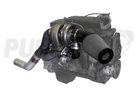 Pusher High Mount Compound Turbo System for 2003-2007 Dodge Cummins Trucks