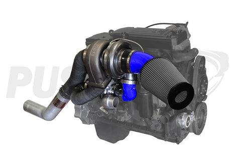 Pusher High Mount Compound Turbo System for 2007-2009 Dodge Ram 6.7L Cummins Trucks