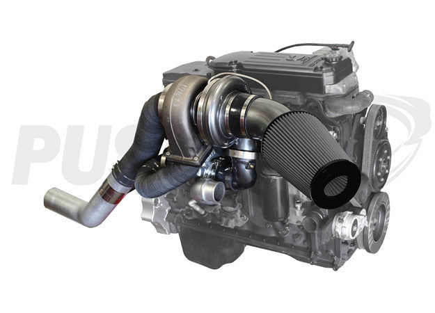 Pusher High Mount Compound Turbo System for 2010-2012 Ram 6.7L Cummins Trucks
