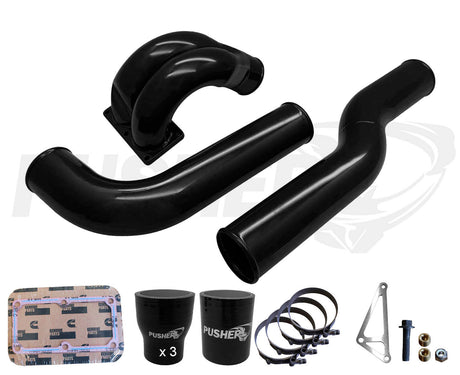 Pusher 3.5" MEGA Intake System with Passenger Side Intercooler Tube for 2007-2009 Dodge Cummins