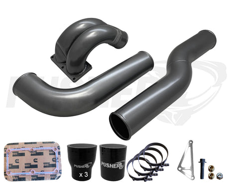 Pusher 3.5" MEGA Intake System with Passenger Side Intercooler Tube for 2007-2009 Dodge Cummins