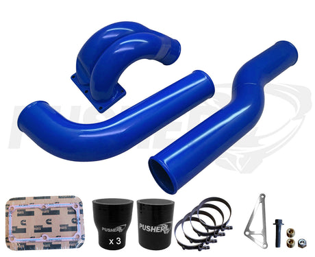 Pusher 3.5" MEGA Intake System with Passenger Side Intercooler Tube for 2007-2009 Dodge Cummins