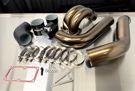 Pusher 3.5" MEGA Intake System with Passenger-Side Intercooler Tube for 2019-2024 Ram Cummins