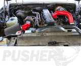 Pusher Front Mount Cold Air Intake System For 1989 1991 Dodge Cummins 12v - 8