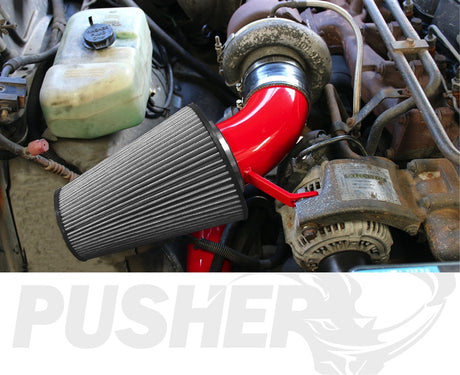 Pusher Front Mount Cold Air Intake System For 1991 5 1993 Dodge Cummins 12v - 9