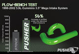 Pusher 3.5" MEGA Intake System with Cross-Air 1998.5-2002 Dodge Cummins