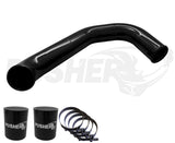 Pusher 3" Passenger Side Charge Tube for 2008-2010 Ford F250/350 6.4L Powerstroke - 2