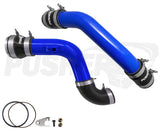Pusher 3" Hot & Cold Side Charge Tubes for 2015-16 Ford F250/350 6.7L Powerstroke w/ Throttle Valve Adapter - 2