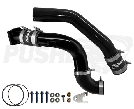 Pusher 3" Hot & Cold Side Charge Tubes for 2015-16 Ford F250/350 6.7L Powerstroke w/ Throttle Valve Replacement - 7