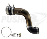 Pusher HD 3" Cold Side Charge Tube for 2011-16 Ford F250/350/F450/F550 6.7L Powerstroke w/ Throttle Valve Adapter - 3
