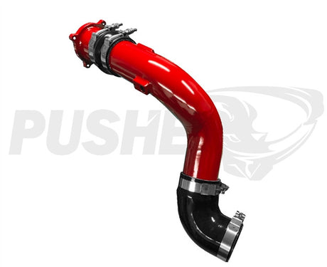 Pusher HD 3" Cold Side Charge Tube for 2017-2025 Ford F250/350 6.7L Powerstroke w/ Throttle Valve Replacement - 6