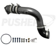 Pusher HD 3" Cold Side Charge Tube for 2011-16 Ford F250/350/450/550 6.7L Powerstroke w/ Throttle Valve Replacement - 1