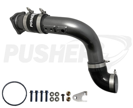 Pusher HD 3" Cold Side Charge Tube for 2017-2025 Ford F250/350 6.7L Powerstroke w/ Throttle Valve Replacement - 4