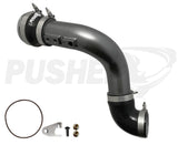 Pusher HD 3" Cold Side Charge Tube for 2011-16 Ford F250/350/F450/F550 6.7L Powerstroke w/ Throttle Valve Adapter - 1