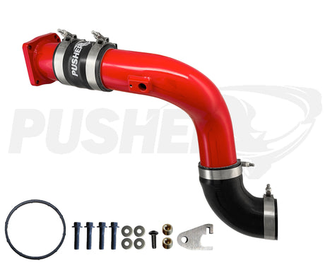 Pusher HD 3" Cold Side Charge Tube for 2017-2025 Ford F250/350 6.7L Powerstroke w/ Throttle Valve Replacement - 5