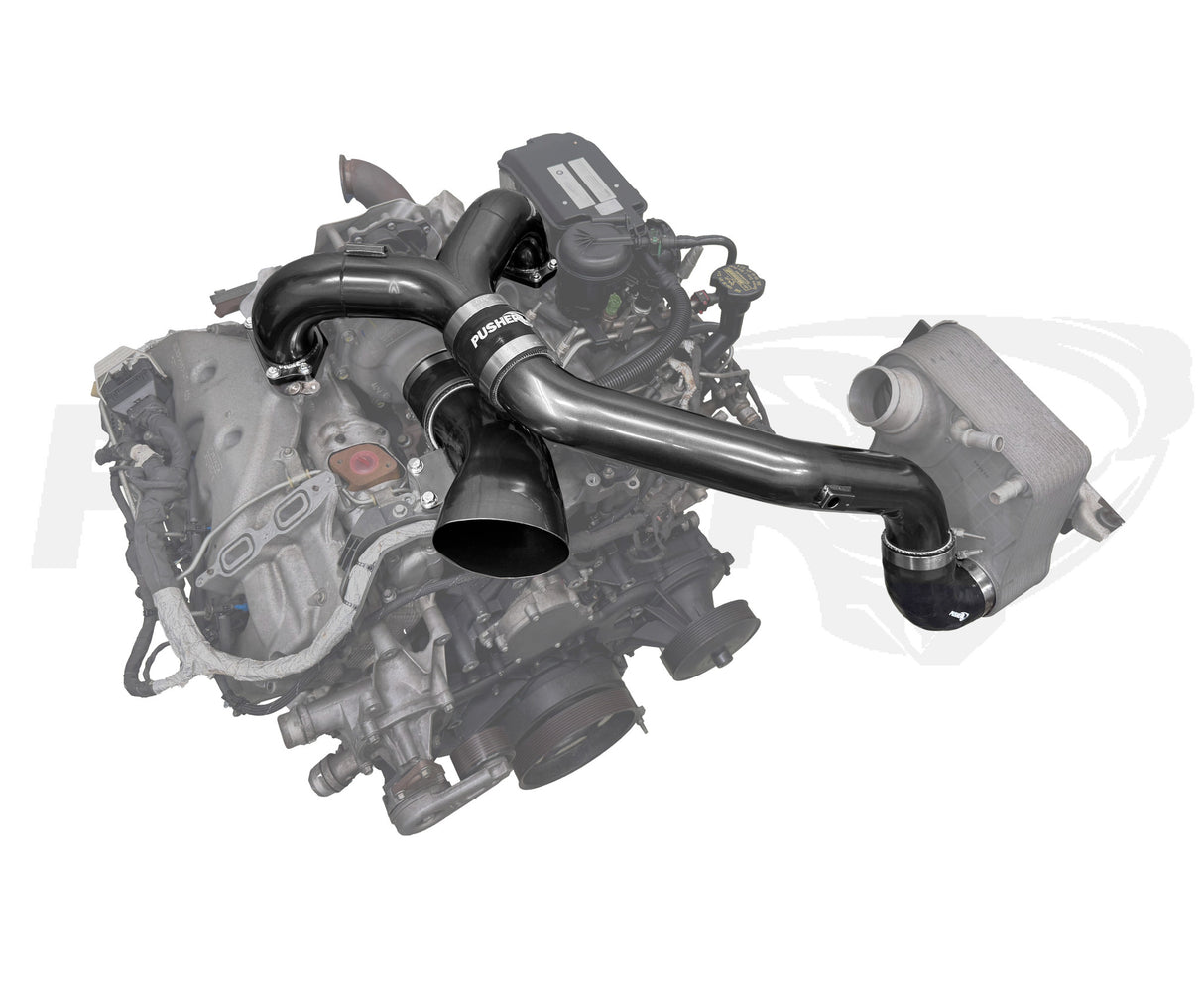 Pusher Intake System with Turbo Inlet for 2017 - 2019 Ford F250/350 6.7L Powerstroke