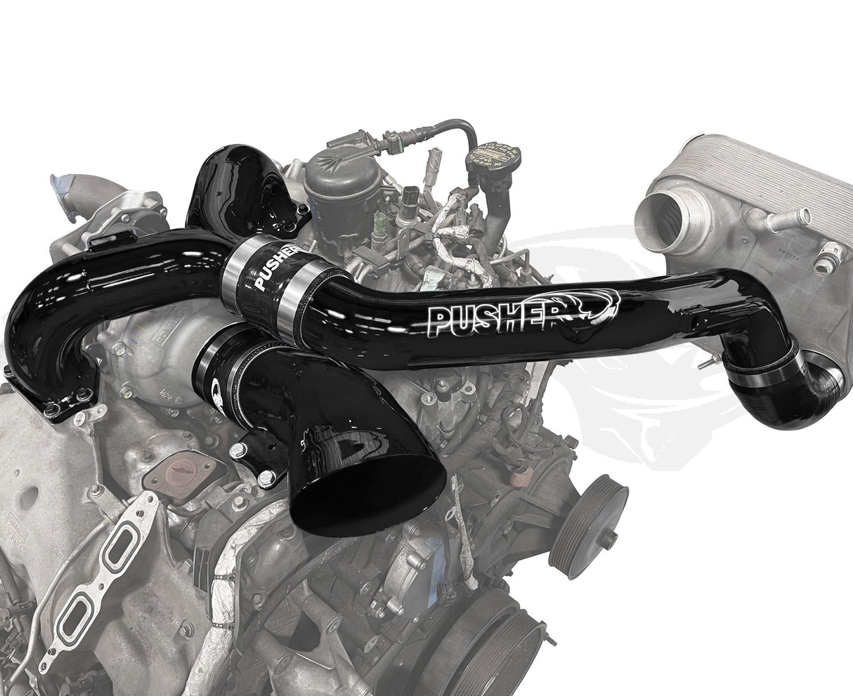 Pusher Intake System with Turbo Inlet for 2020+ Ford F250/350/450/550 6.7L Powerstroke - 4