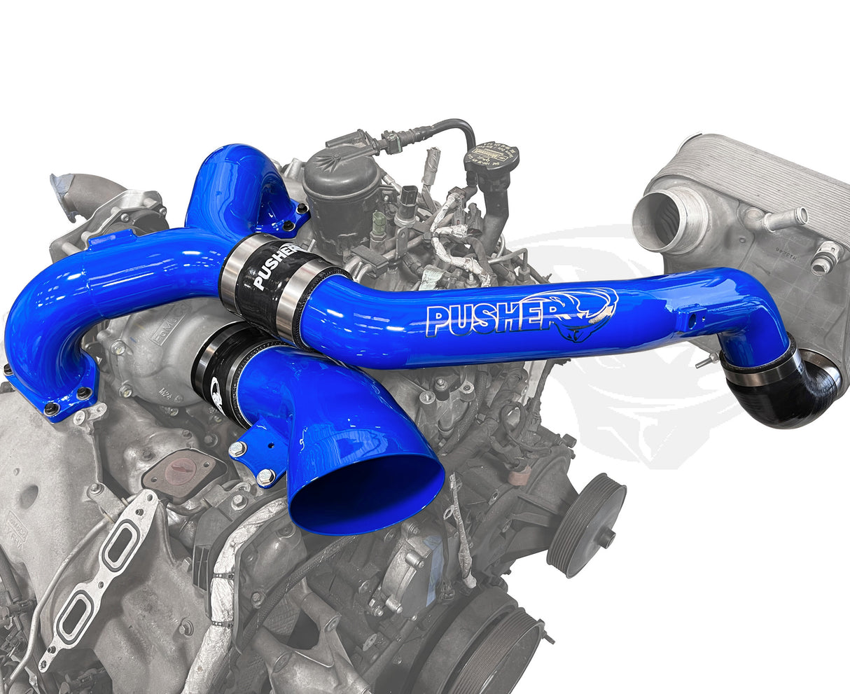 Pusher Race Intake Manifold and Turbo Inlet for 2015-2016 Ford F250/350 6.7L Powerstroke - 6