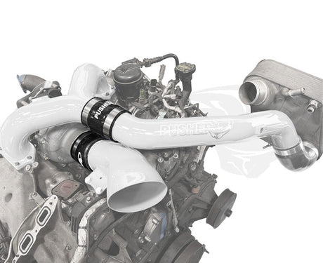 Pusher Intake System with Turbo Inlet for 2017 - 2019 Ford F250/350 6.7L Powerstroke