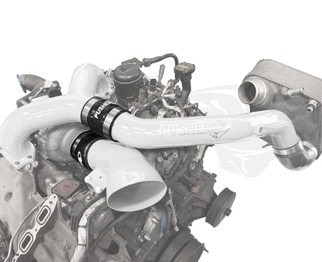 Pusher Intake System with Turbo Inlet for 2020+ Ford F250/350/450/550 6.7L Powerstroke - 7