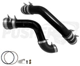 Pusher 3" Hot & Cold Side Charge Tubes for 2023+ Ford F250/350 6.7L Powerstroke w/ Throttle Valve Adapter - 7