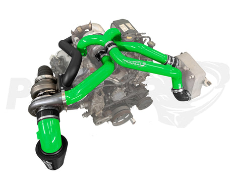 Pusher F5 Compound Turbo & Intake System 2017-19 Ford F250/350 6.7L Powerstroke - 2