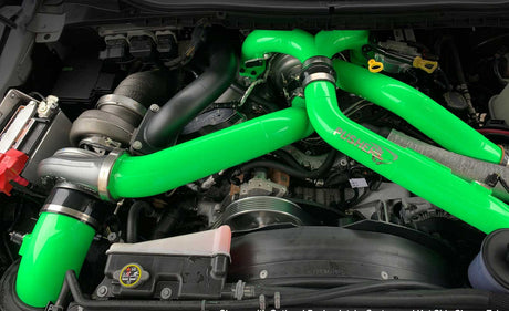 Pusher F5 Compound Turbo & Intake System 2017-19 Ford F250/350 6.7L Powerstroke - 7