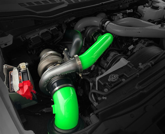 Pusher Compound Turbo System for 2017-19 Ford F250/350 6.7L Powerstroke Super Duty - 1
