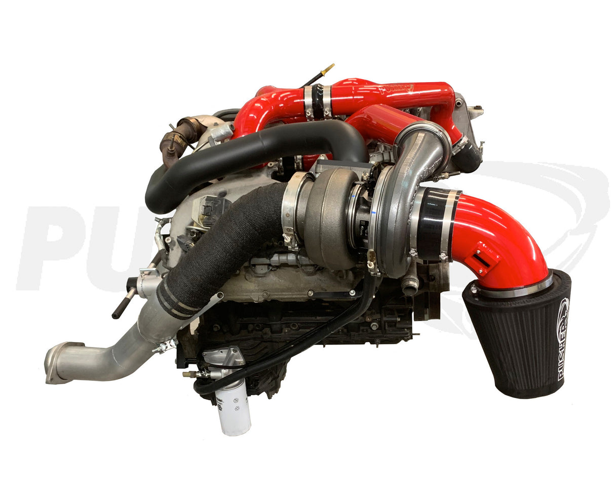 Pusher Compound Turbo System for 2017-19 Ford F250/350 6.7L Powerstroke Super Duty - 7