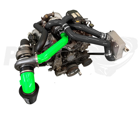 Pusher Compound Turbo System for 2017-19 Ford F250/350 6.7L Powerstroke Super Duty - 6
