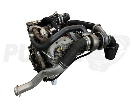 Pusher Compound Turbo System for 2017-19 Ford F250/350 6.7L Powerstroke Super Duty - 8