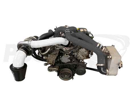 Pusher Compound Turbo System for 2017-19 Ford F250/350 6.7L Powerstroke Super Duty - 5