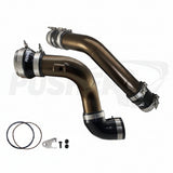 Pusher 3" Hot & Cold Side Charge Tubes for 2017-2022 Ford F250/350 6.7L Powerstroke w/ Throttle Valve Adapter