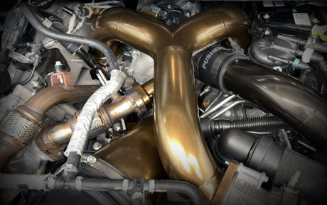 Pusher Powerflow Intake Manifold / Turbo Inlet Package for 2020+ Ford 6.7L Powerstroke Equipped Trucks - 7