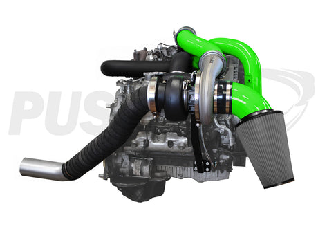 Pusher Max Compound Turbo System For 2004 5 2005 Duramax Lly - 7