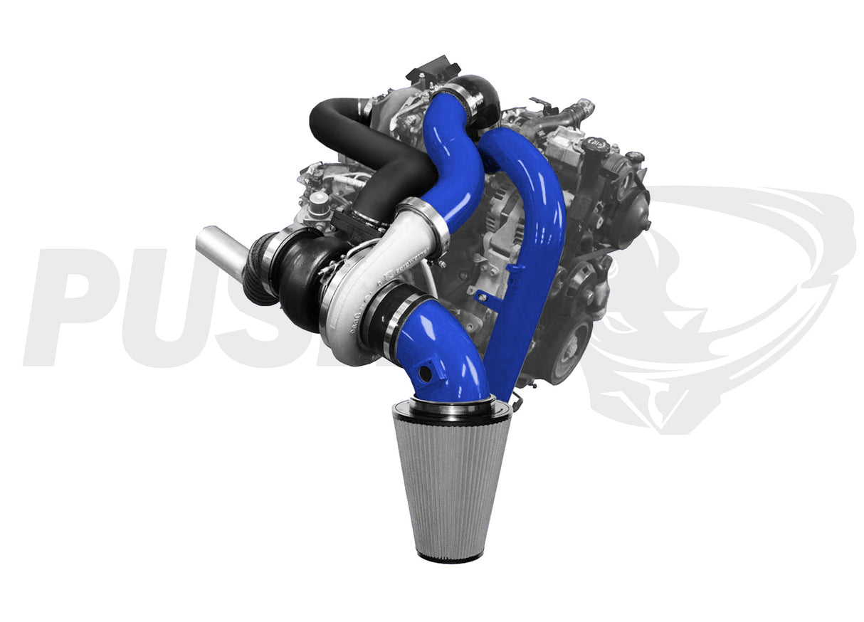 Pusher Max Compound Turbo System For 2007 5 2010 Duramax Lmm Trucks - 4