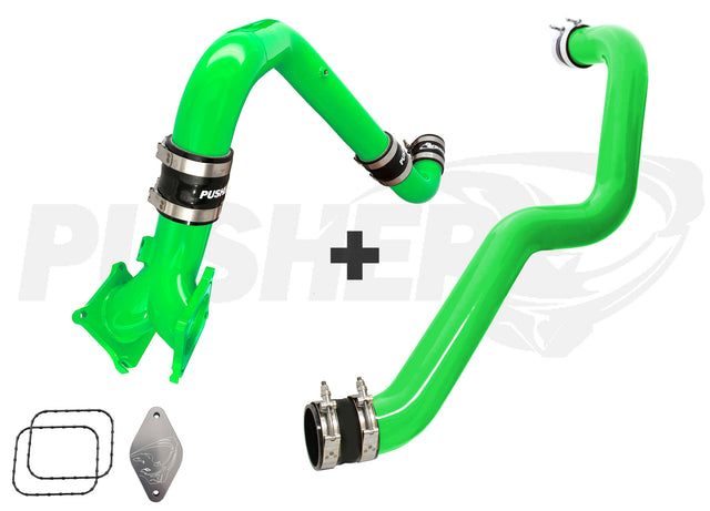 Pusher Supermax Intake System And Max 3 Driver Side Charge Tube For 2011 2016 Duramax Lml - 1