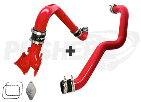 Pusher Supermax Intake System And Max 3 Driver Side Charge Tube For 2011 2016 Duramax Lml - 4
