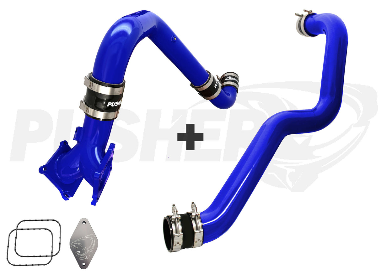 Pusher Supermax Intake System And Max 3 Driver Side Charge Tube For 2011 2016 Duramax Lml - 6