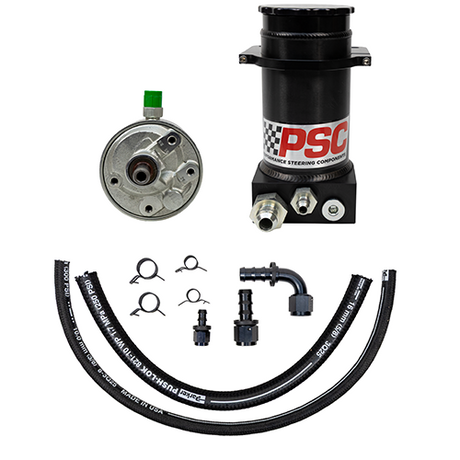 Remote-Fill Power Steering P Pump & Reservoir Kit - Street/Hot Rod